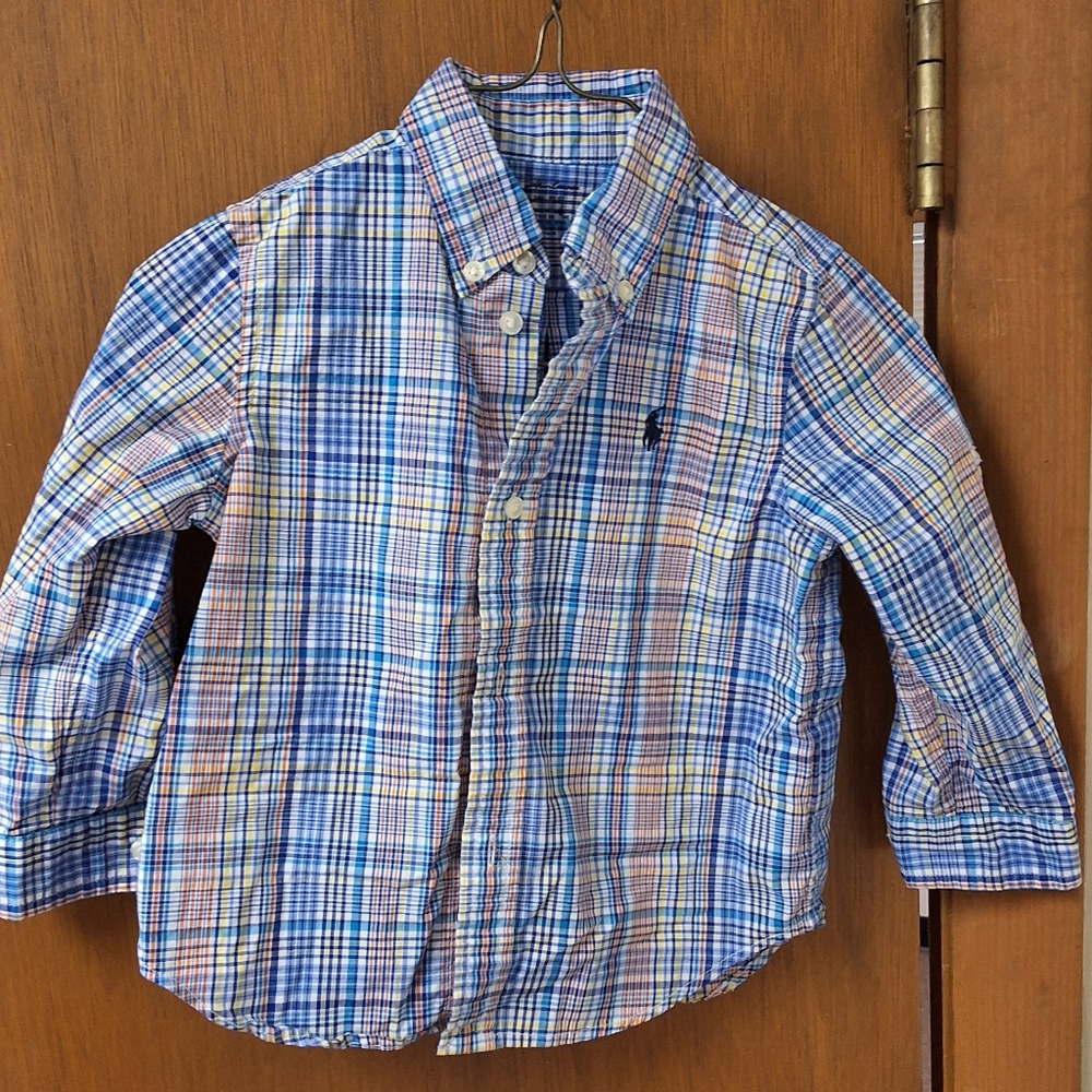 Plaid Button-Up Shirt